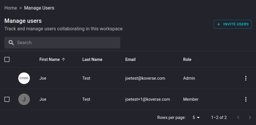 Confirm the User has Accepted the Workspace Invitation